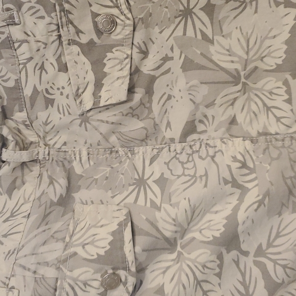 Kikit Jeans skorts size 14 floral tropical print - Picture 9 of 10